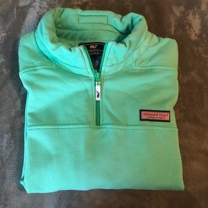 Vineyard Vines Mint Green Quarter Zip